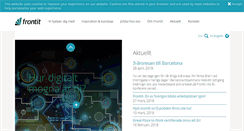 Desktop Screenshot of frontit.se